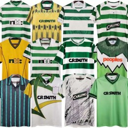 Retro Celtics 1984-2007  LARSSON Sutton NAKAMURA KEANE Vintage Soccer Jerseys