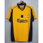 Retro Liverpool McMANAMAN Gerrard Alonso Vintage Soccer Jerseys