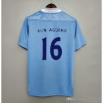  Retro Man City 11-12 KUN AGUERO 13-14 TOURE YAYA BALOTELLI HAALAND