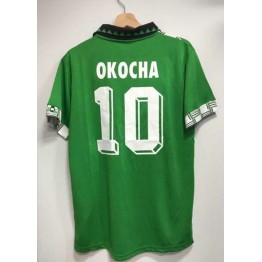 Nigeria Okocha  Retro 1994 1996  Soccer Jerseys Kanu Finidi