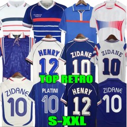 1998 RETRO France 2002 ZIDANE HENRY Trezeguet