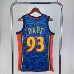 2023 Warriors Steven Curry Poole Wiggins Basketball Jerseys