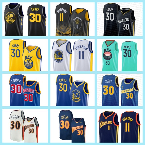 2023 Warriors Steven Curry Poole Wiggins Basketball Jerseys