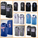 2023 Sacramento KING FOX MONK SABONIS Basketball Jerseys