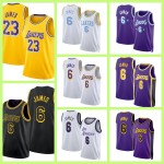 2023 LOS Lakers KOBE JAMES DAVIS REAVES Basketball Jerseys