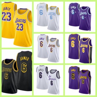 2023 LOS Lakers KOBE JAMES DAVIS REAVES Basketball Jerseys