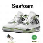 Jordan 4 Retro Basketball Shoes Men 4s Military Black Cat