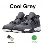 Jordan 4 Retro Basketball Shoes Men 4s Military Black Cat