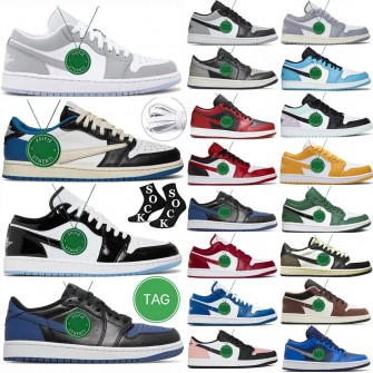 Jordan 1 Low OG patent bred toe concord cool grey