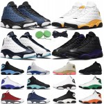 Jordan 13 Sneaker Navy Del Sol French Blue Basketball shoe