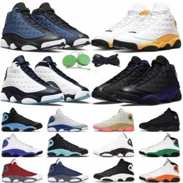Jordan 13 Sneaker Navy Del Sol French Blue Basketball shoe
