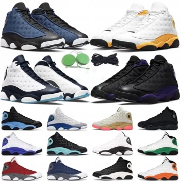 Jordan 13 Sneaker Navy Del Sol French Blue Basketball shoe