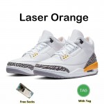 Jordan 3 Retro 3s Black Cardinal Red Dark Muslin Racer