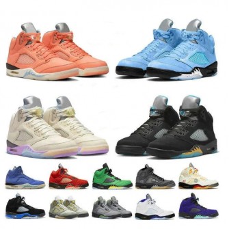 Jordan 5 Craft Basketball Shoes Aqua UNC 5s DJ Khaled