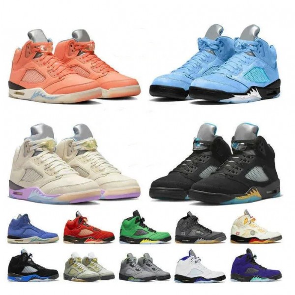 Jordan 5 Craft Basketball Shoes Aqua UNC 5s DJ Khaled