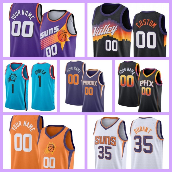 2023 Phoenix Sun Booker Kevin Durant BEAL Basketball Jerseys