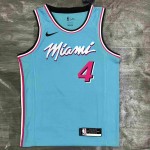 2023 Miami Heat Jimmy Butler Adebayo Dwyane Wade Baketball Jerseys