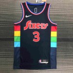76ers Joel Embiid Custom Basketball Jerseys James Harden Tyrese Maxey