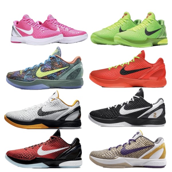 Mamba Kobe 6 Grinch Reverse PINK White Del Sol Prelude