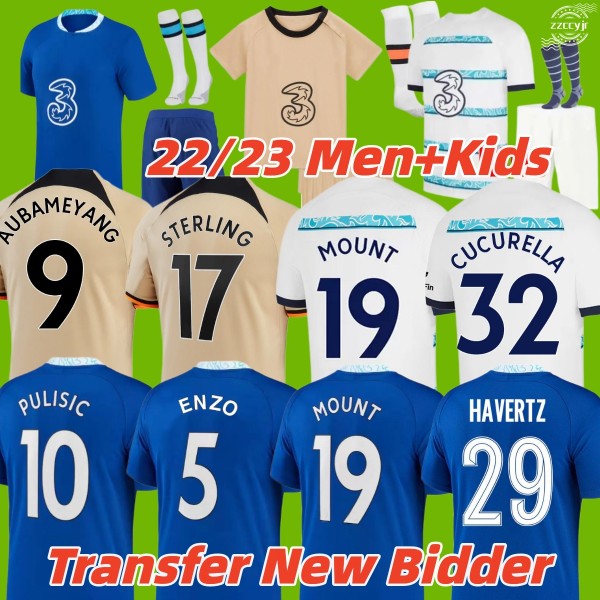 22 23 Chelsea ENZO CFC Soccer JerseyS MUDRYK JOAO FELIX