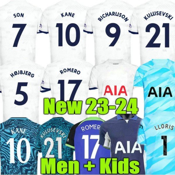 23 24 Tottenham Hot Spurs KANE SON Soccer Jerseys