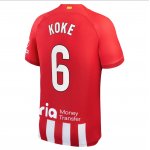  23 24 Atletico Madrid soccer jerseys 120th anniversary