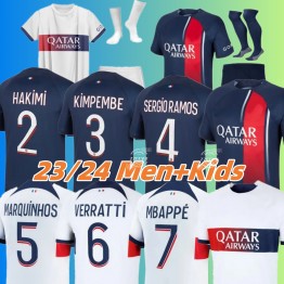 23 24 MBAPPE HAKIMI Soccer Jerseys