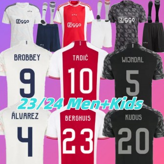 23 24 Ajax Soccer Jerseys TADIC BROBBEY BERGHUIS