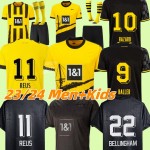 Dortmund REUS soccer jerseys 23 24 season HALLER