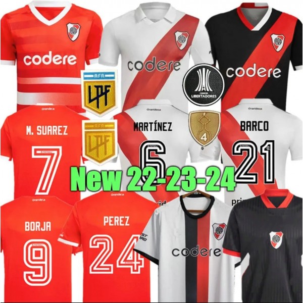 CARRASCAL 22 23 24 RIVER PLATE Home Soccer Jerseys 