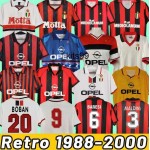 Retro AC Milan 89-90 93-94 95-96 03-04 MALDINI Gullit VAN BASTEN
